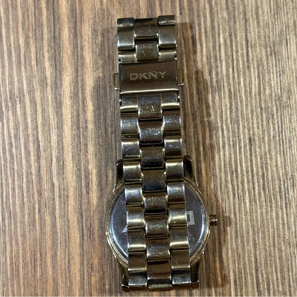 DKNY Watch Women Gold Silver Two Tone Band 50M NY-8231 - Picture 6 of 11